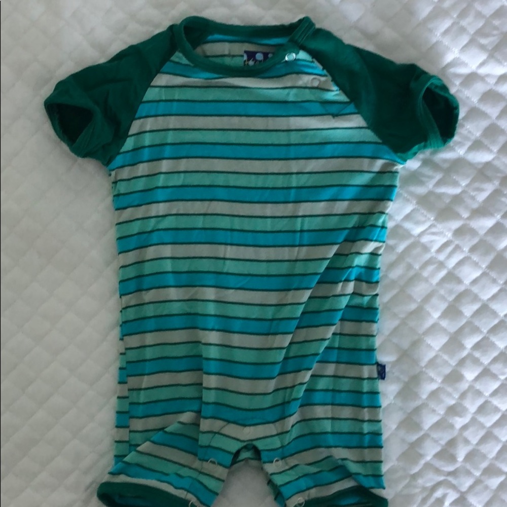 KicKee Pants baby boy romper